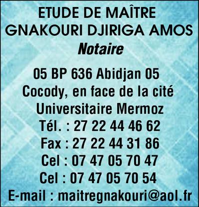 Notaire - Étude Maitre Kalivogui - Étude de notaire en Guinée