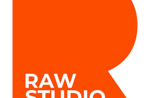 RAW STUDIO logo: bold orange R-shaped mark with white text reading 'RAW STUDIO'